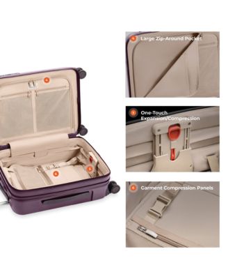 Sympatico Global Carry On Expandable Spinner Suitcase