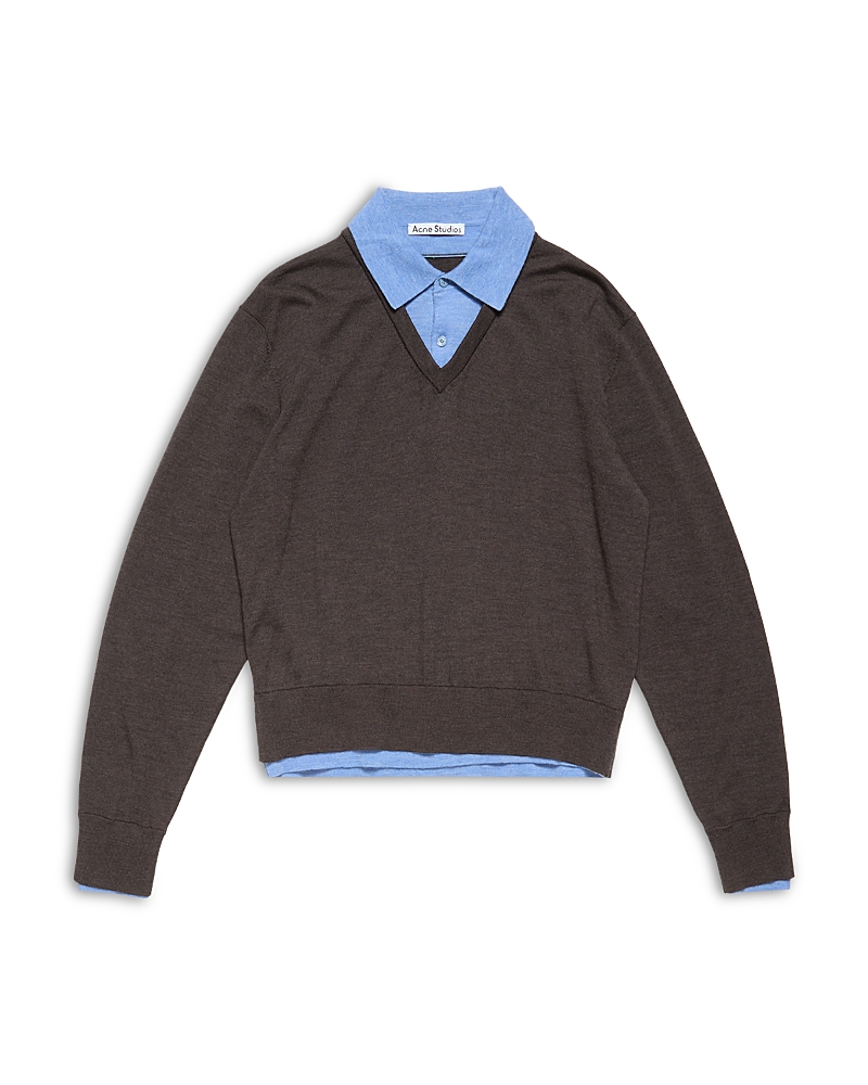 Acne Studios Layered Wool Knit