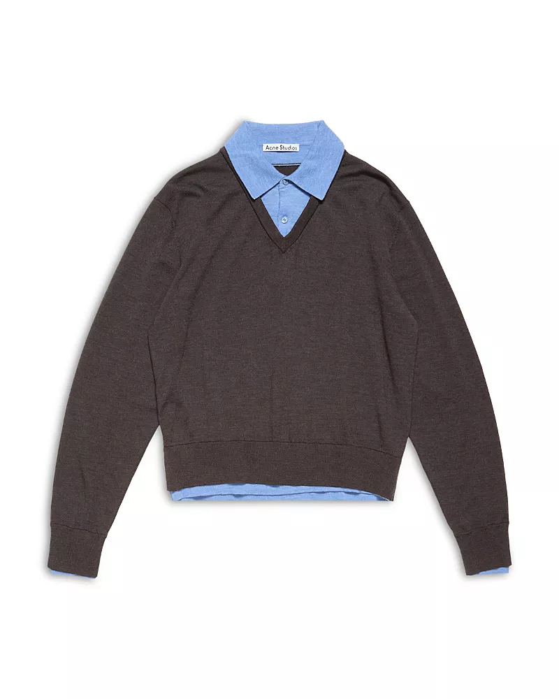 Acne Studios Layered Wool Knit