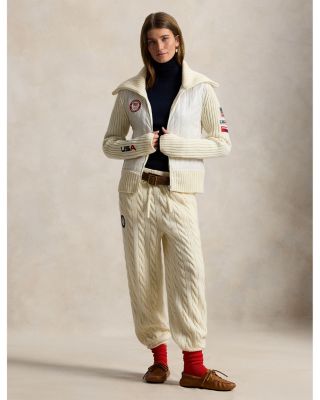 Team USA Hybrid Wool Zip Sweater