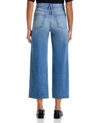 Grace High Rise Cropped Wide Leg Jeans in Homeward Bound