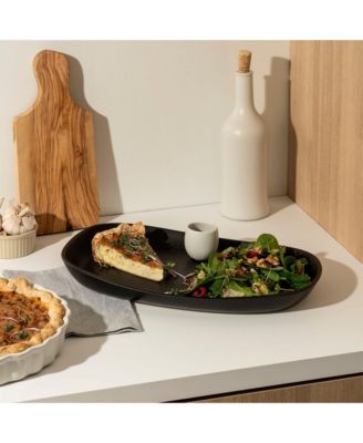  Serving Platter, Bowl & Olive Wood Servers, Set of 4