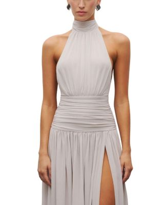  The Halter Slit Gown