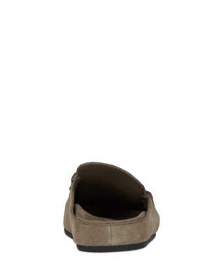 Women's Suede Mule Loafers