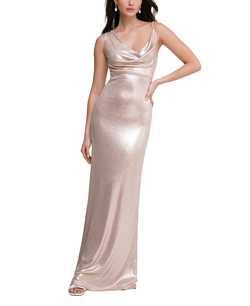 Marcella Liberty Metallic Gown