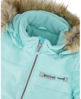 Girls' Two-Piece Play Floral Snowsuit - Little Kid