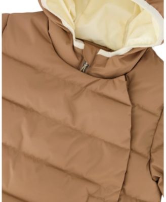 Unisex Compressible Winter Puffy Coat Designed for Car Seat - Little Kid