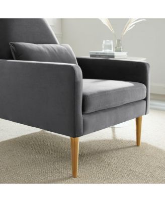 Liliana Performance Velvet Armchair