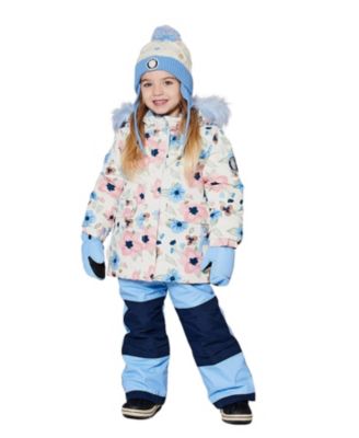 Girls' Two-Piece Discover Snowsuit with Floral Printed Jacket - Little Kid, Big Kid