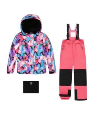 Girls' Two-Piece Play Snowsuit Jacket - Big Kid