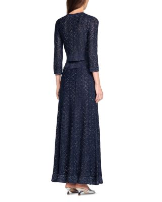 Strass Knit Cropped Cardigan