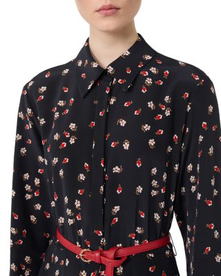 Mstelmo Navy Silk Dress