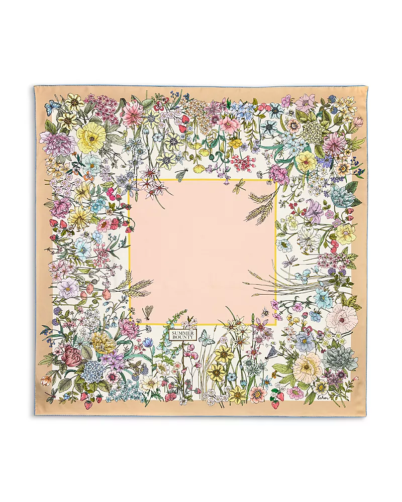 Echo Summer Bounty Silk Square Scarf