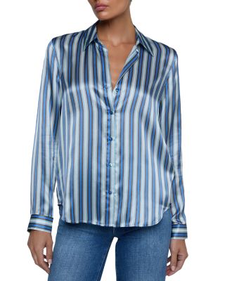 Tyler Silk Long Sleeve Blouse