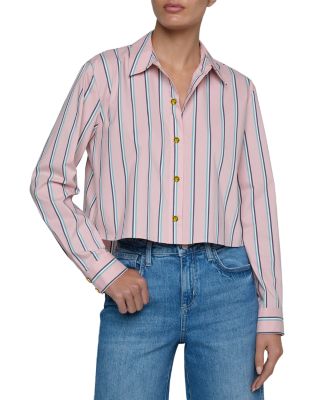 Cosette Cropped High/Low Shirt