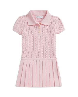Girls' Mini Cable Polo Sweater Dress - Baby