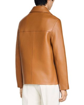 Philip Buttoned Lambskin Jacket