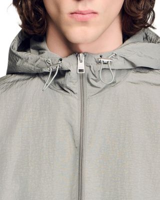 Technical Hooded Zipper Jacket