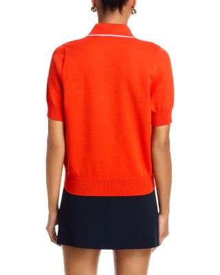 Tie Neck Collared Sweater