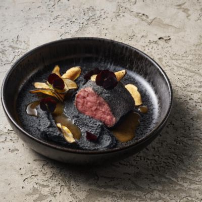 Sound Midnight Dinnerware 16-Piece Dinnerware Set