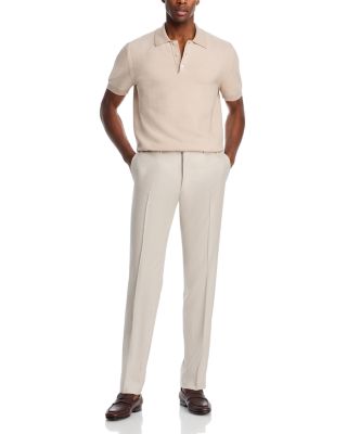 Siena Flat Front Wool Trousers 
