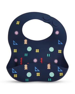Boys' Geo Print Silicone Bib