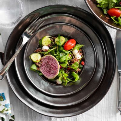 Pewter Stoneware Side Plate