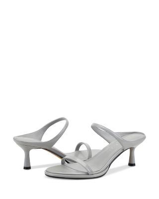 Women's Alonde Leather High Heel Slide Sandals