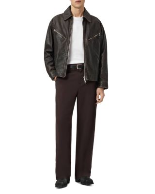 Leather Oversized Jacket