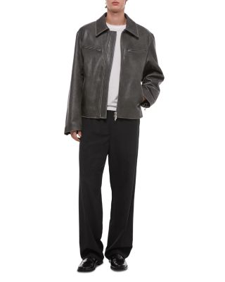 Distressed Leather Jacket