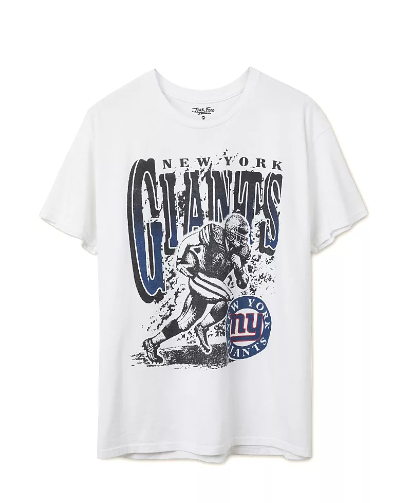 Junk Food Clothing Unisex Nfl New York Giants Rushing Flea Market Tee