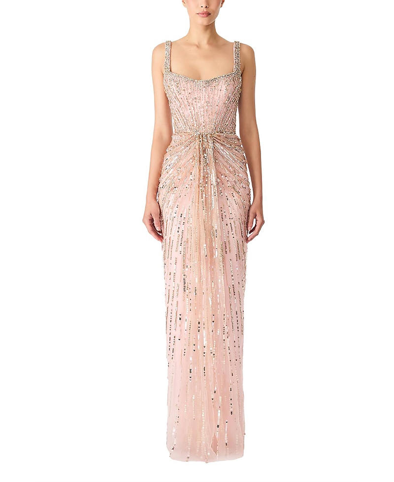 Jenny Packham Chrissy Sequin-Embellished Dress