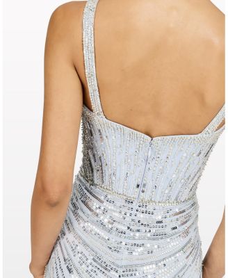 Chrissy Sequin-Embellished Dress