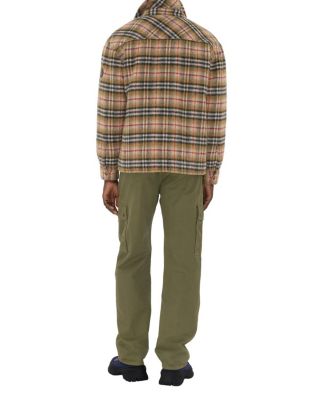  Check Wool Overshirt