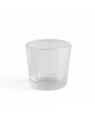  Pressed Glass Tealight / Votive Holders, Set of 4