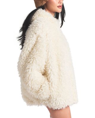 Faux Fur Hoodie