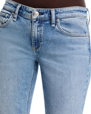 Dre Low Rise Slim Boyfriend Jeans in Redwood