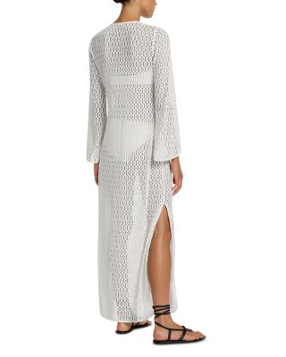 Stretch Lace Maxi Kaftan Cover Up