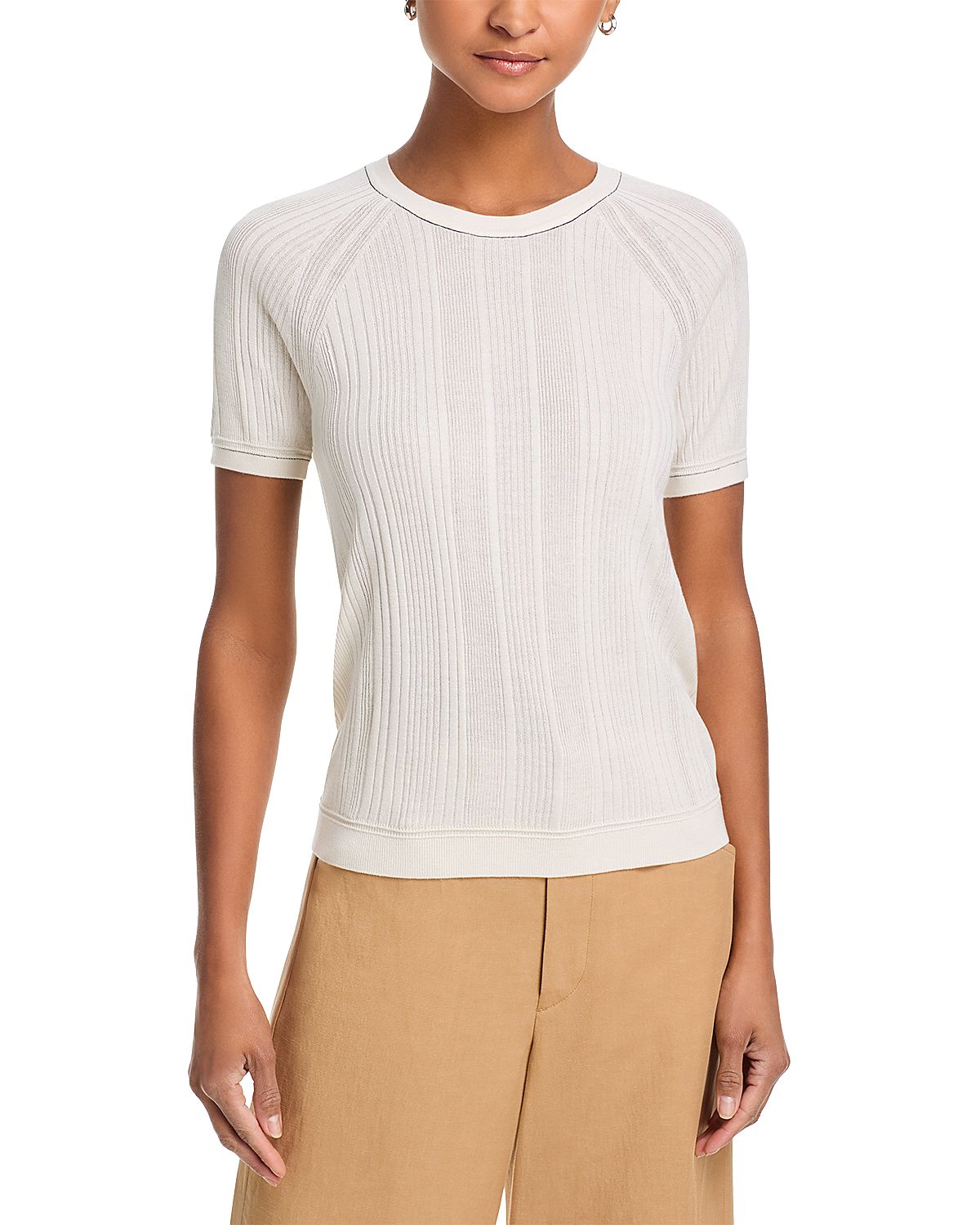 rag & bone Teresa Rib Short Sleeve Tee