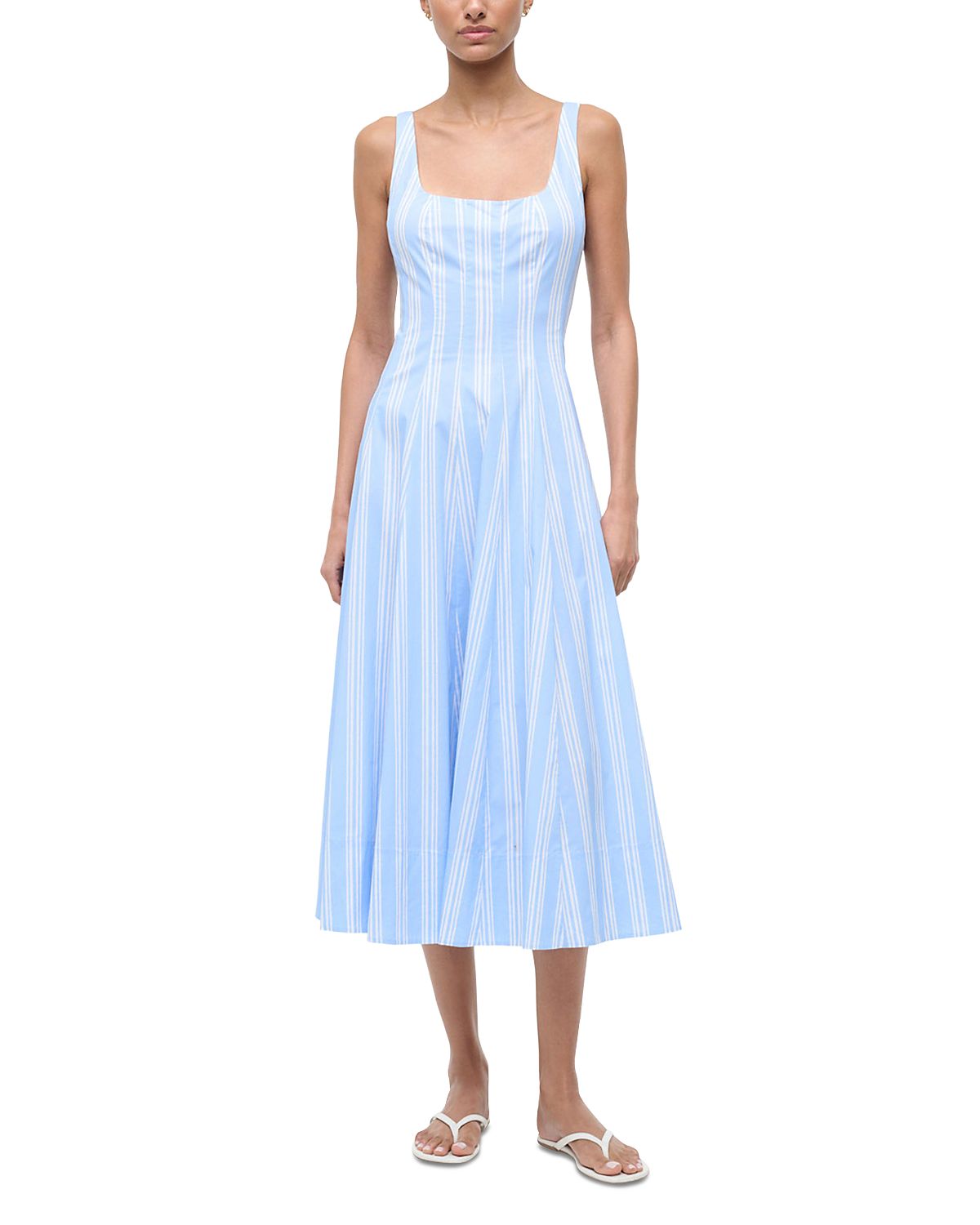 Staud Wells Midi Dress
