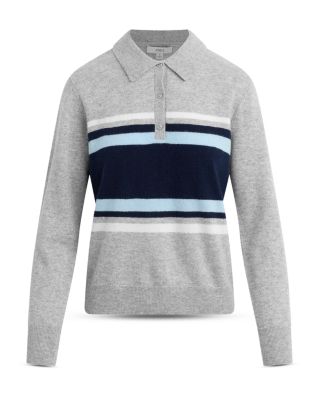The Long Sleeve Cashmere Polo
