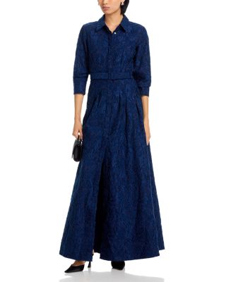 Courtney Lace Belted Gown