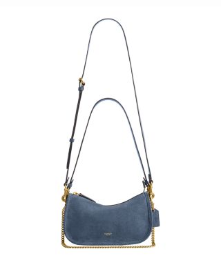 Waverly Small Suede Shoulder Bag