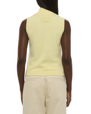 Mock Neck Sleeveless Sweater 