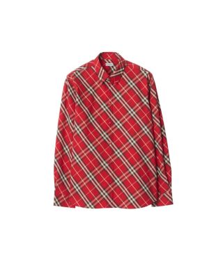  Relaxed Fit Check Cotton Shirt