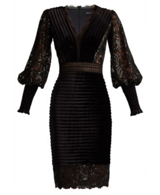  Avalon Pleated Velvet Cocktail Dress