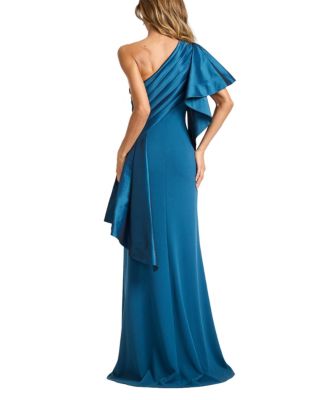  Santa Fe Draped Flounce Gown