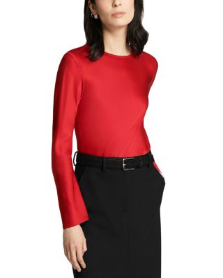 Silk Long Sleeve Top