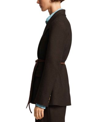Lenox Leather Belt Blazer