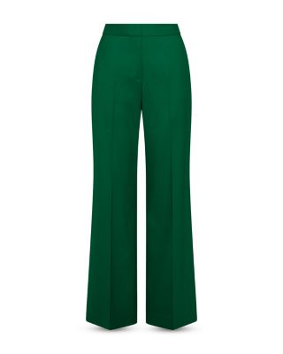 Wool Blend Wide Leg Pants